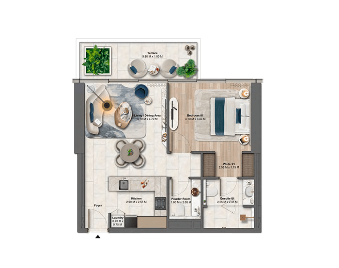 Soulever by Beyond, Дубай | Премиальные апартаменты в Dubai Maritime City